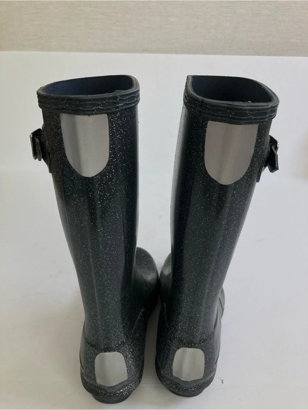 Hunter Big Kids Original Giant Glitter Rain Boots size 3 Multi Color glitter